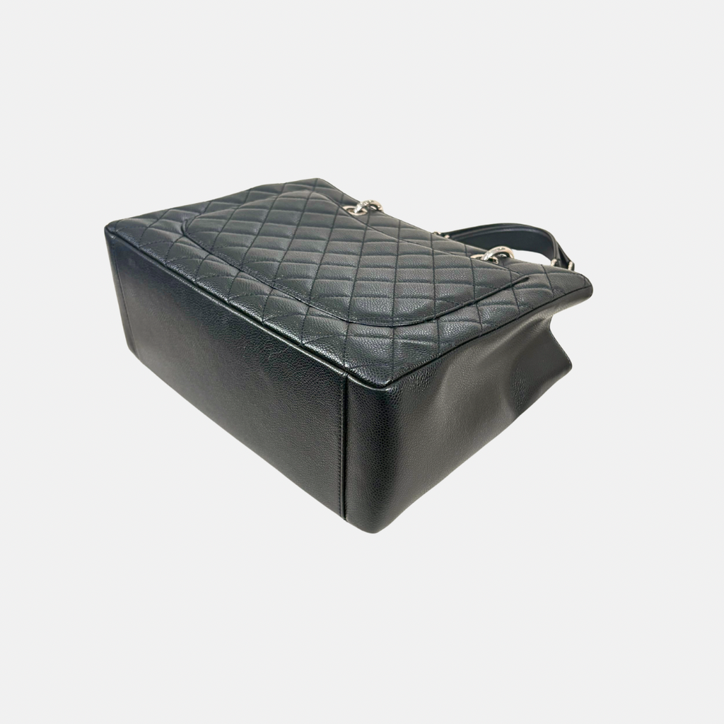 GST Black Caviar Leather Silver Hardware Series 17