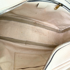 Messenger Bag White Gold Hardware