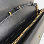 Sulpice Chain Shoulder Bag Black Gold Hardware