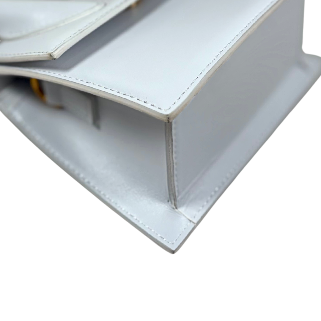 Le Chiquito Mini White Moyen Gold Hardware