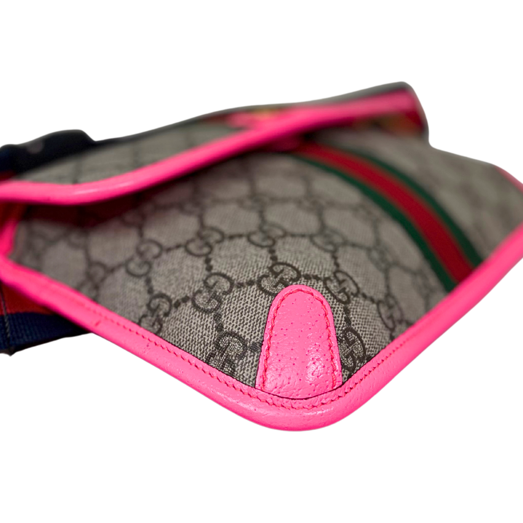 Bumbag Ophidia Pink Lining Gold Hardware