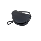 Medium Saddle Bag So Black Ultramatte Smooth Leather