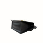 Sylvie Mini Black Cherry Line Gold Hardware