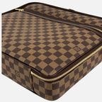 Sabana Case Bag Damier Ebene Leather Gold Hardware