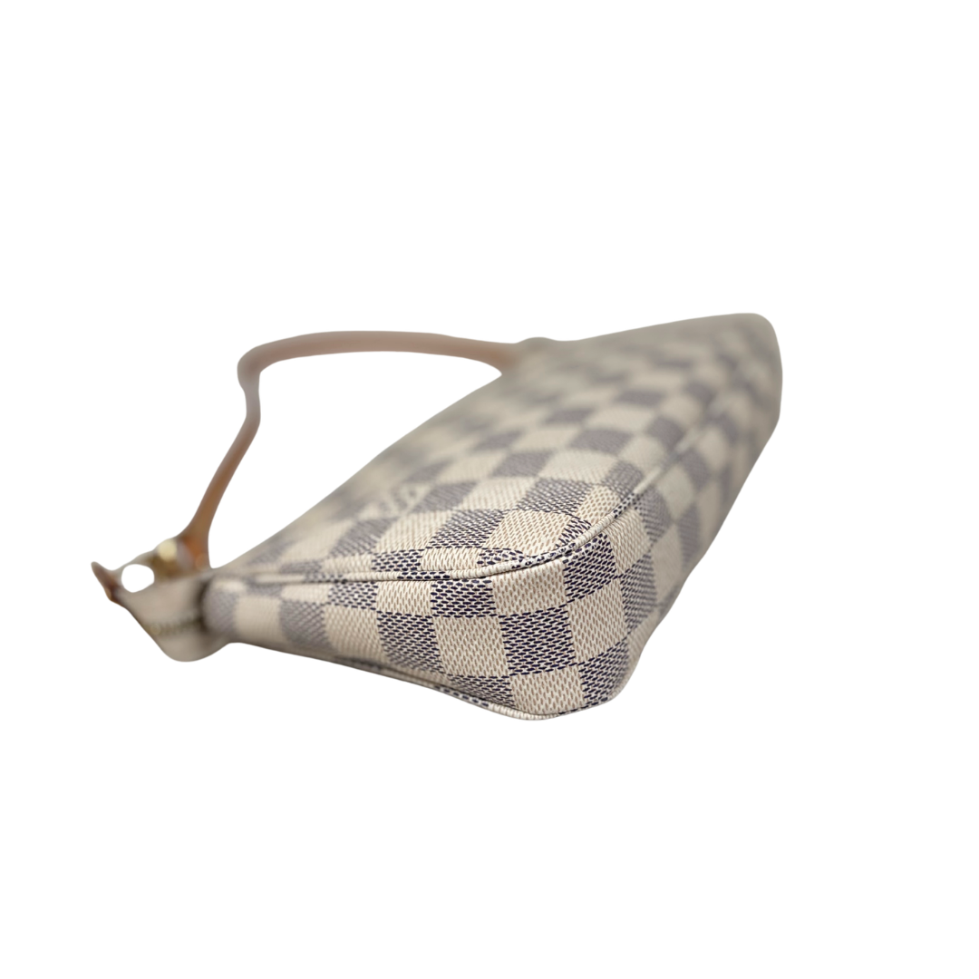 Pochette Accessories Damier Azur Gold Hardware