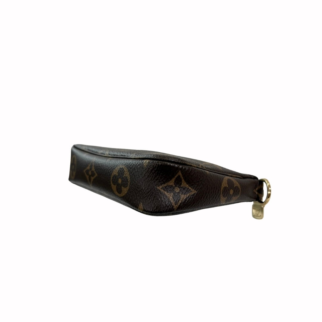 Mini Pochette Accessoires Monogram Canvas Gold Hardware