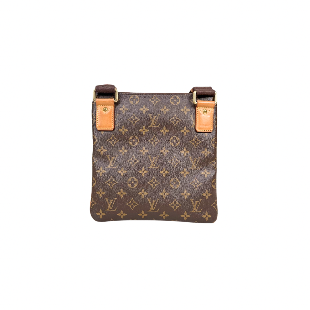 Monogram Pochette Valmy Shoulder Bag Gold Hardware