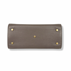 Sac De Jour Grey Grained Calfskin Leather