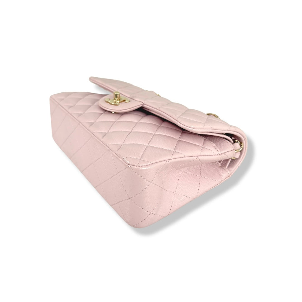 Classic Double Flap Lilac Small Gold Hardware Series 31