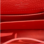 Taurillon Capucines Mini Bag Coral & Light Blue Colorway