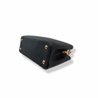 Capucines Black Taurillon Beige Handle Gold Hardware