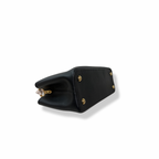 Capucines Black Taurillon Beige Handle Gold Hardware