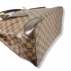 Hampstead MM Damier Ebene Leather Gold Hardware