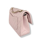 Classic Double Flap Lilac Small Gold Hardware Series 31