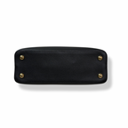 City Steamer Mini Navy Taurillon Leather Python Skin Trim