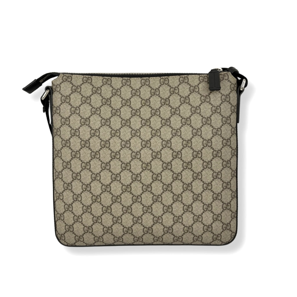 Messenger Bag GG Supreme Mono Silver Hardware