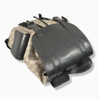 Backpack GG Supreme Monogram Beige & Black Leather Trim