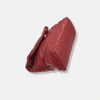 Loulou Puffer Small Red Lambskin Leather Gold Hardware