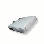 Saffiano Travel Galleria Briefcase/Laptop Bag White