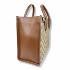 GG Supreme Canvas Small Tote Bag Beige & Ebony