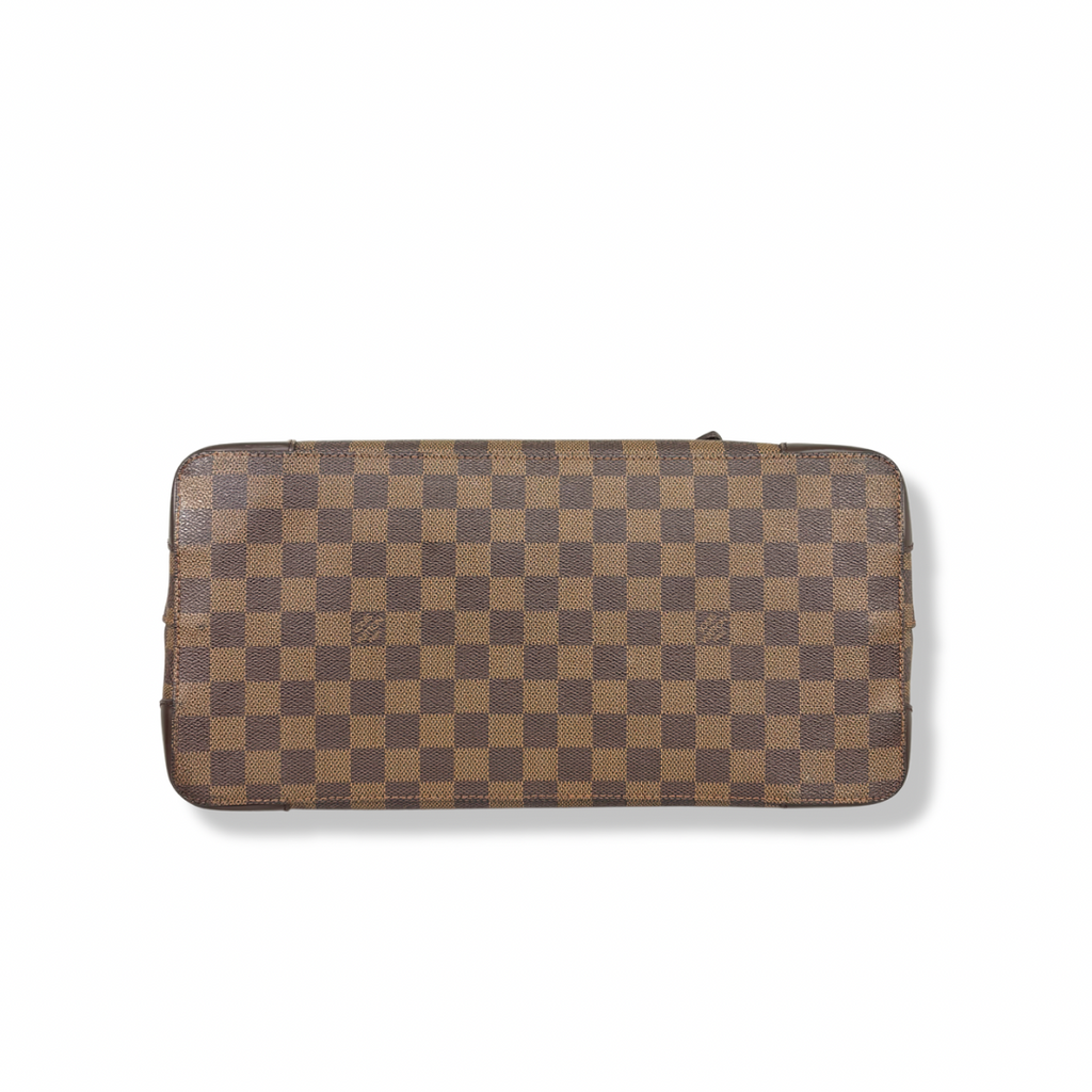 Hampstead MM Damier Ebene Leather Gold Hardware