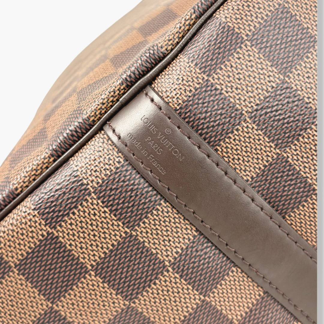 Speedy Bandoulière 30 Damier Ebene Leather Gold Hardware
