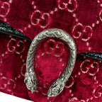 Dionysus GG Red Velvet Silver-Tone Hardware