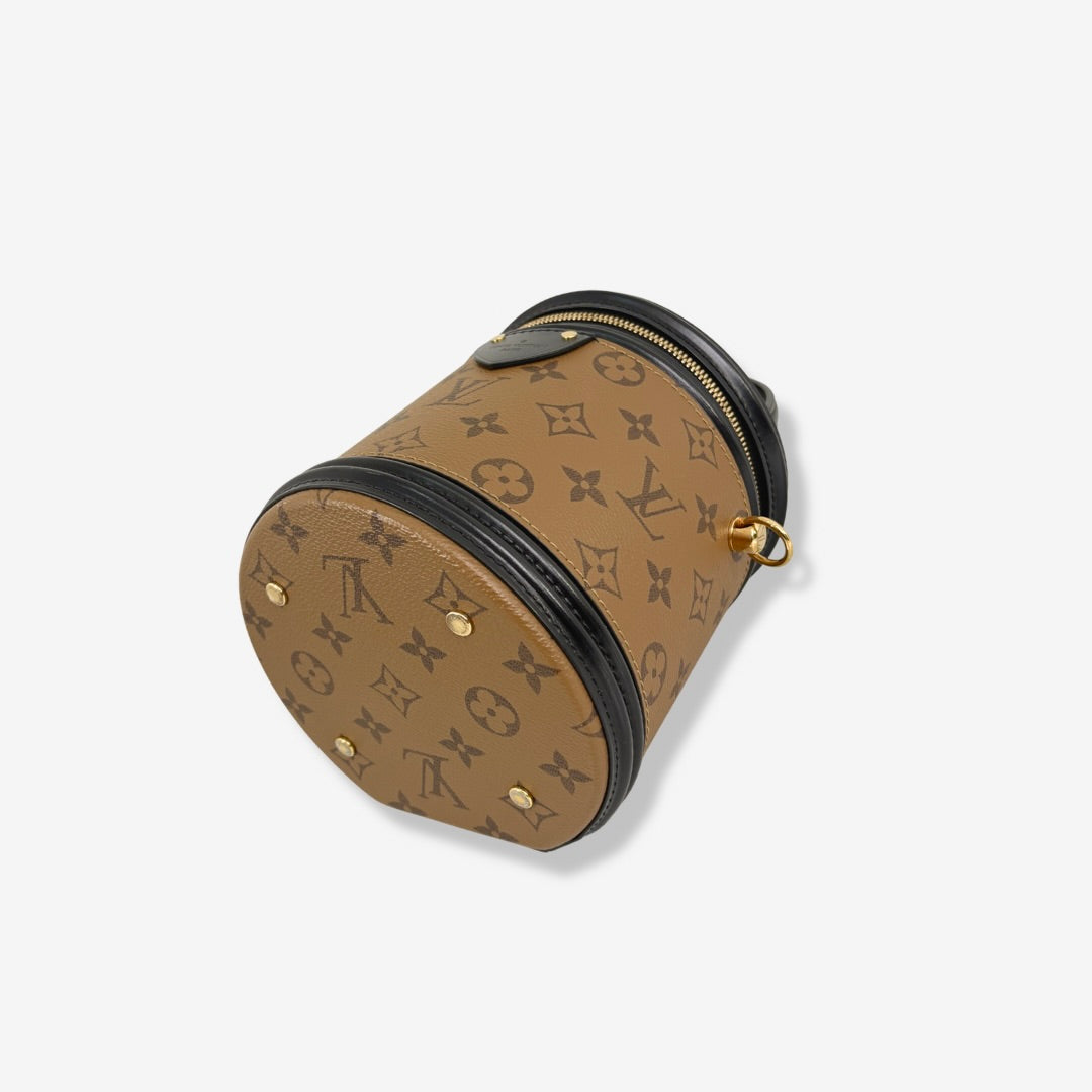 Cannes Handbag Monogram Canvas Gold Hardware