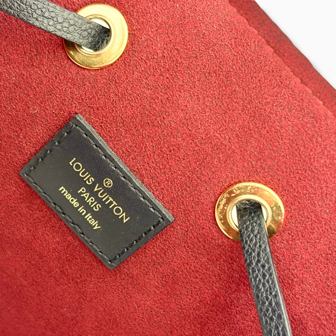 NéoNoé MM Bucket Bag Bicolor Monogram Empreinte Leather