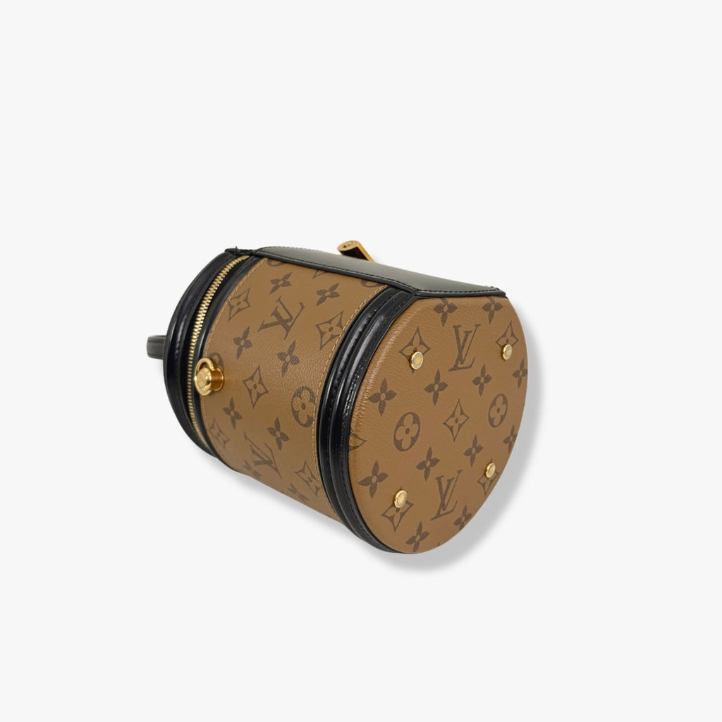 Cannes Handbag Monogram Canvas Gold Hardware