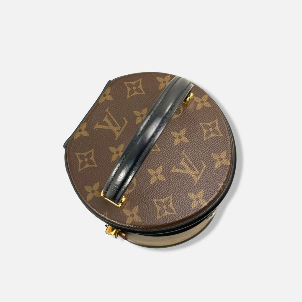 Cannes Handbag Monogram Canvas Gold Hardware
