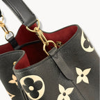 NéoNoé MM Bucket Bag Bicolor Monogram Empreinte Leather