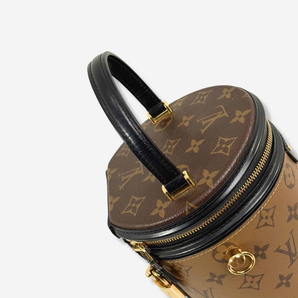 Cannes Handbag Monogram Canvas Gold Hardware
