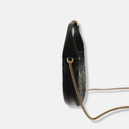 Half Moon Mini Bag Black GG Marmont Gold Hardware