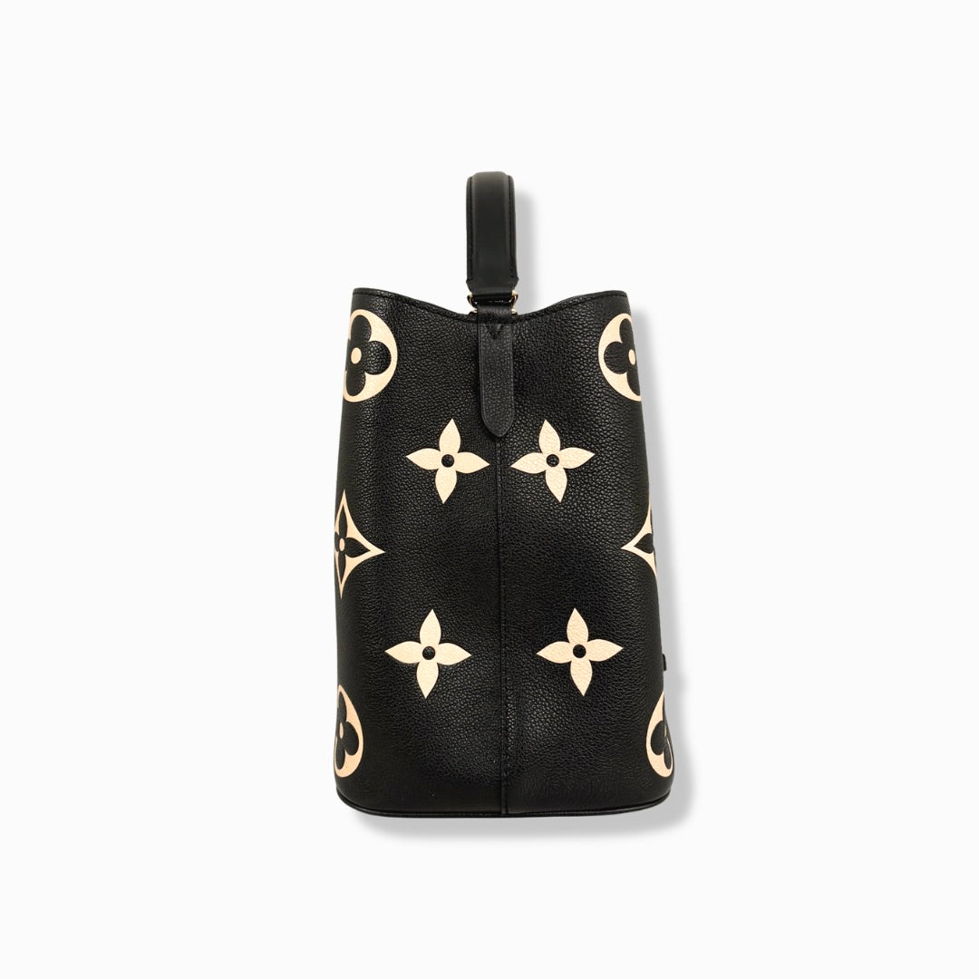NéoNoé MM Bucket Bag Bicolor Monogram Empreinte Leather