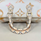 Speedy Bandouliere 25 Cream White Monogram Coated Canvas Gold Hardware