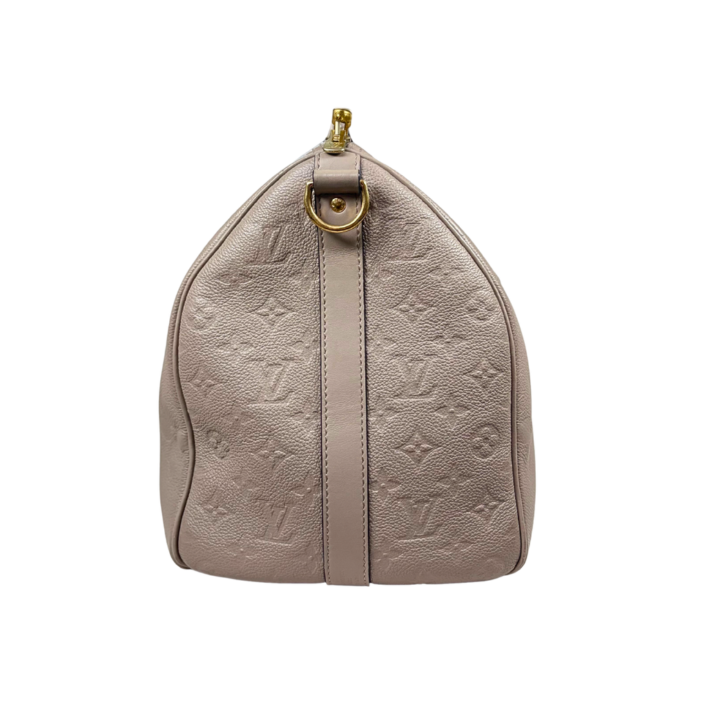 Keepall 45 Beige Monogram Empreinte Gold Hardware