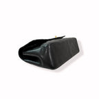 Classic Double Flap Jumbo Black Caviar Gold Hardware Series 22