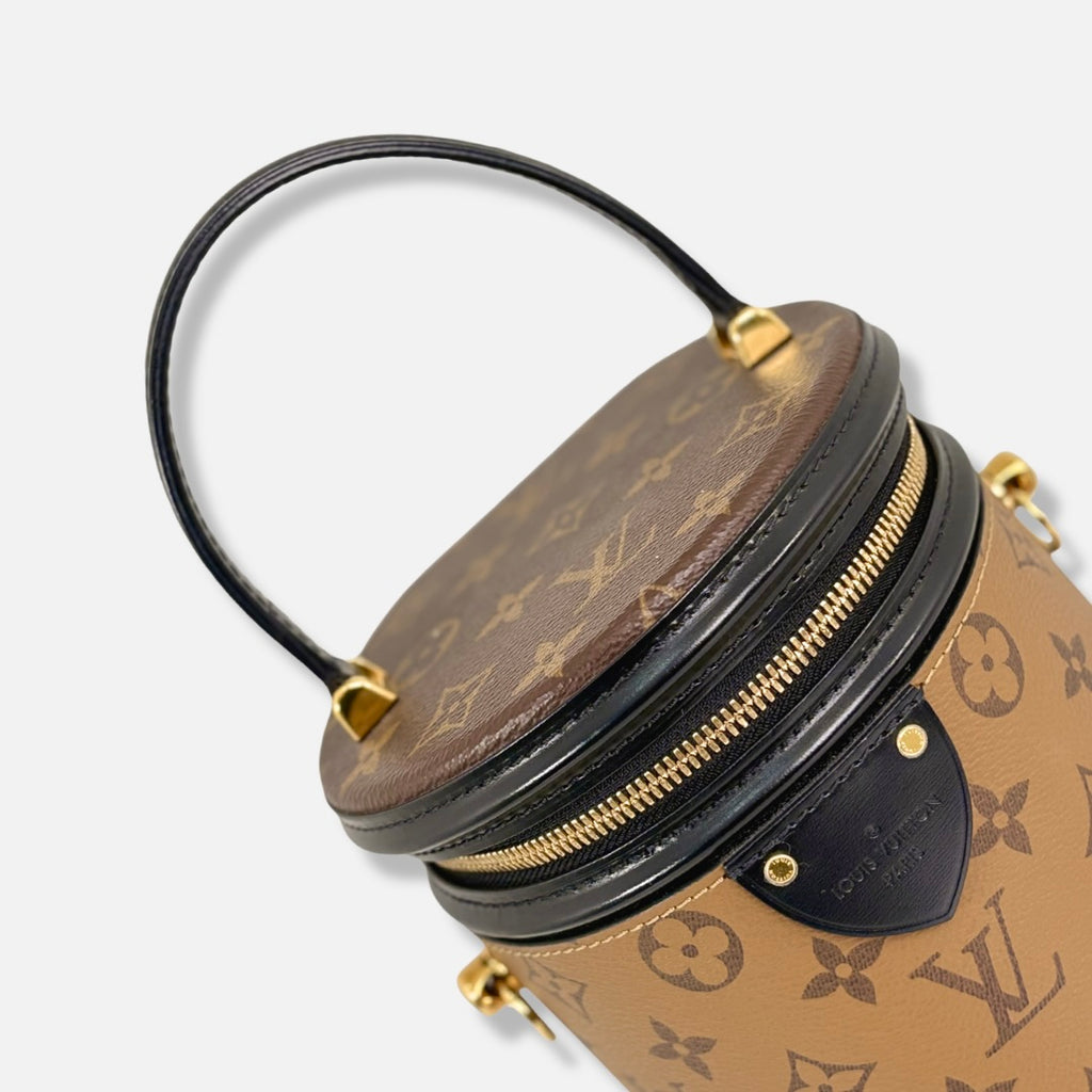 Cannes Handbag Monogram Canvas Gold Hardware