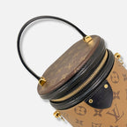 Cannes Handbag Monogram Canvas Gold Hardware