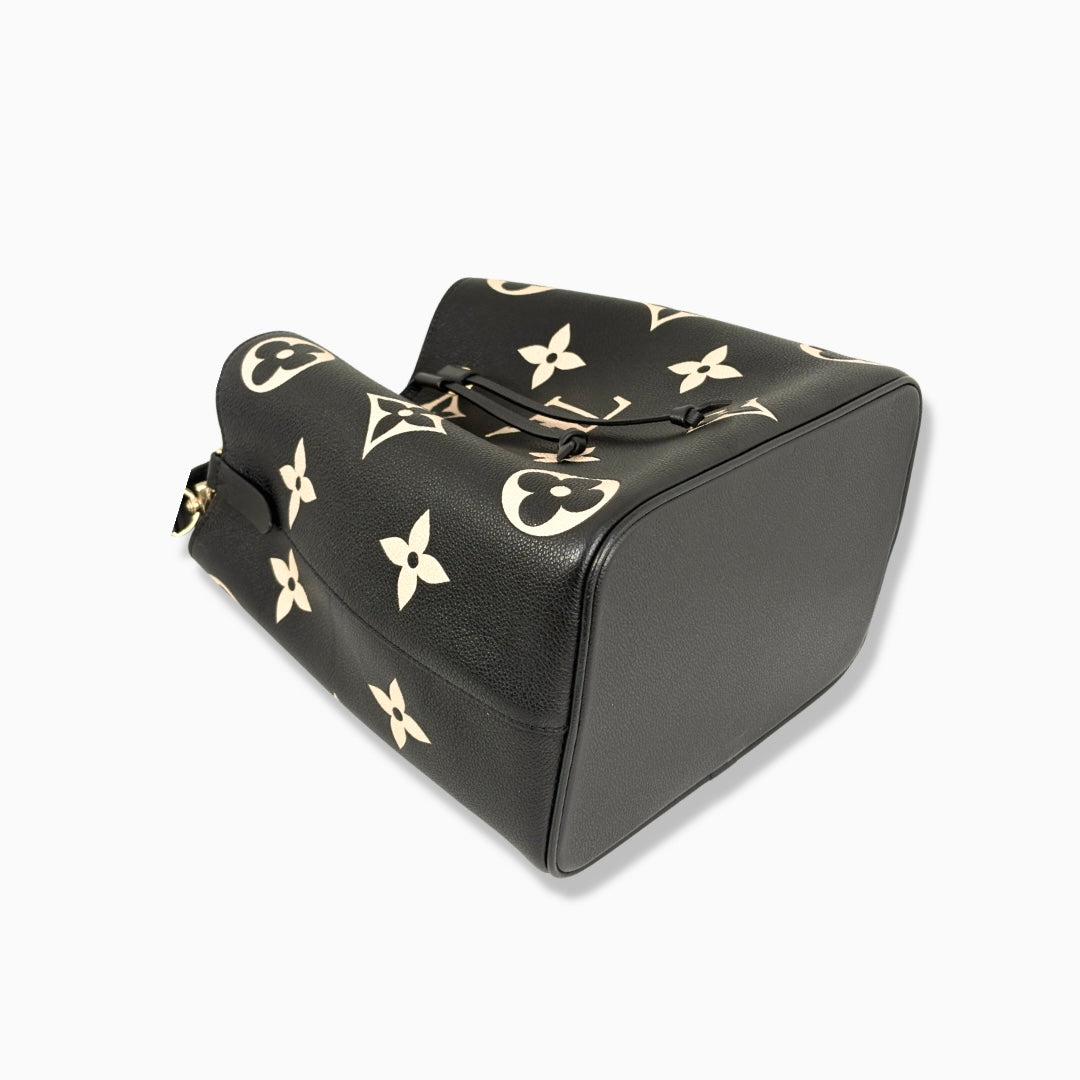 NéoNoé MM Bucket Bag Bicolor Monogram Empreinte Leather