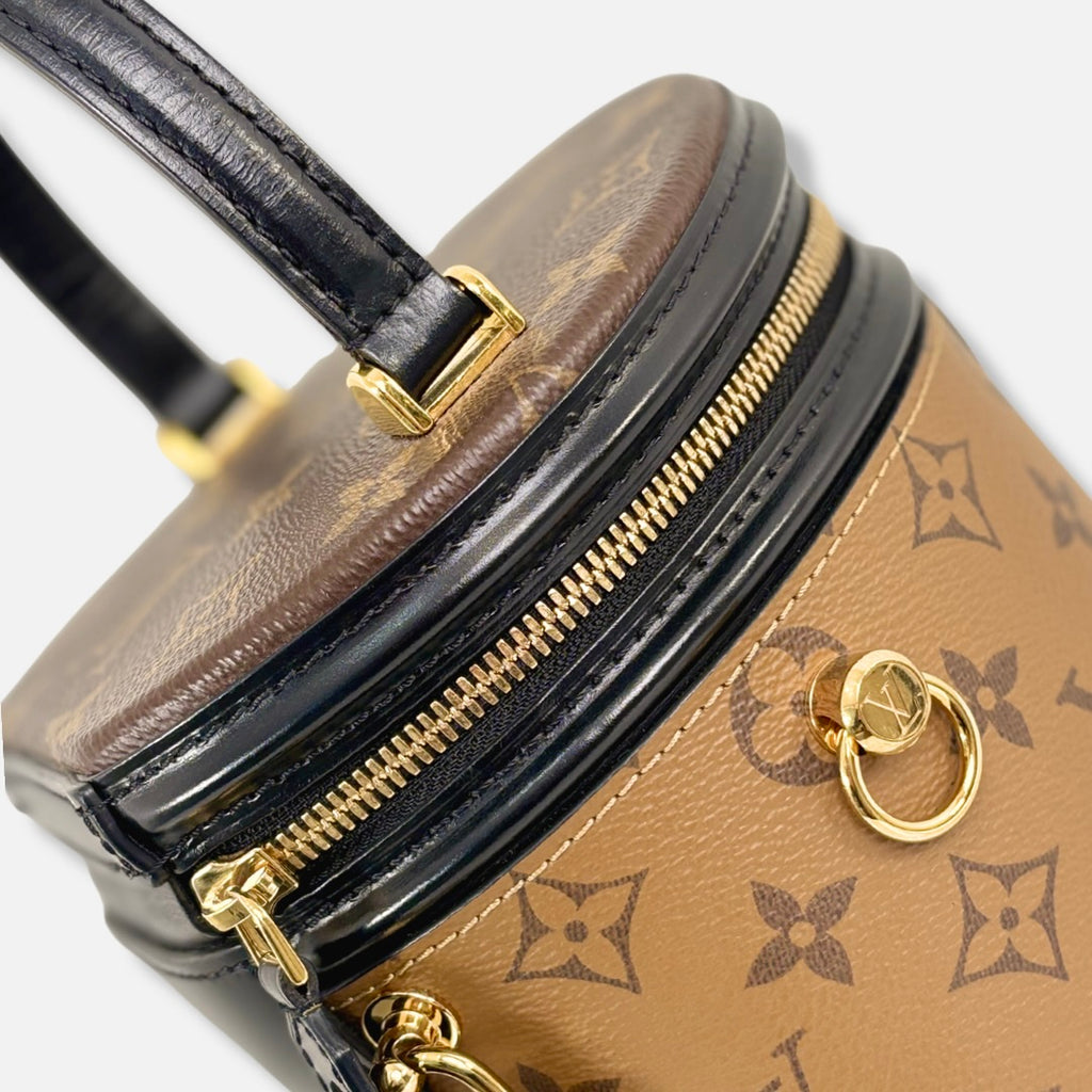 Cannes Handbag Monogram Canvas Gold Hardware