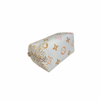 Speedy Bandouliere 25 Cream White Monogram Coated Canvas Gold Hardware