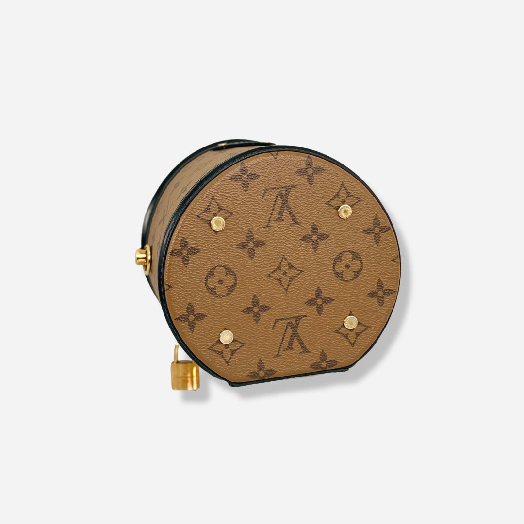 Cannes Handbag Monogram Canvas Gold Hardware