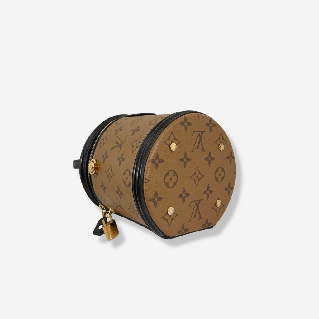 Cannes Handbag Monogram Canvas Gold Hardware
