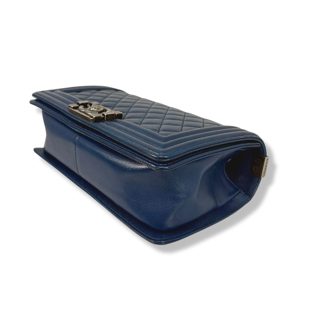 Boy Old Medium Navy Blue Caviar Series 25