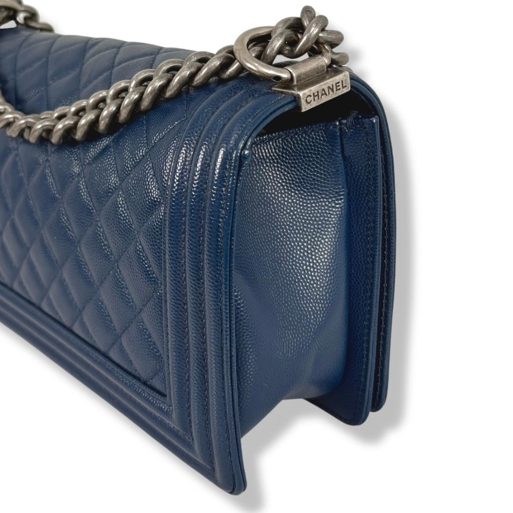 Boy Old Medium Navy Blue Caviar Series 25