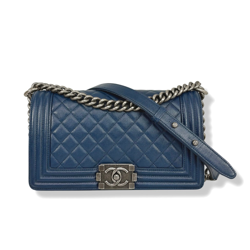 Boy Old Medium Navy Blue Caviar Series 25
