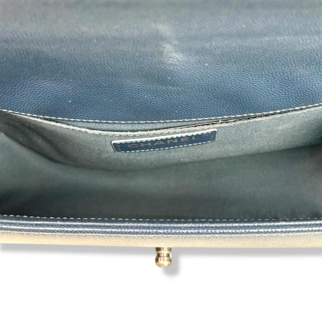 Boy Old Medium Navy Blue Caviar Series 25