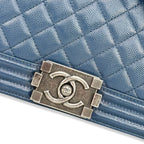 Boy Old Medium Navy Blue Caviar Series 25